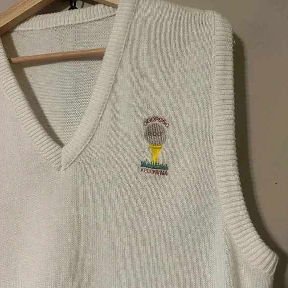 Vintage  Ogopogo Golf Kelowna Sweater Vest Large - Picture 4 of 6